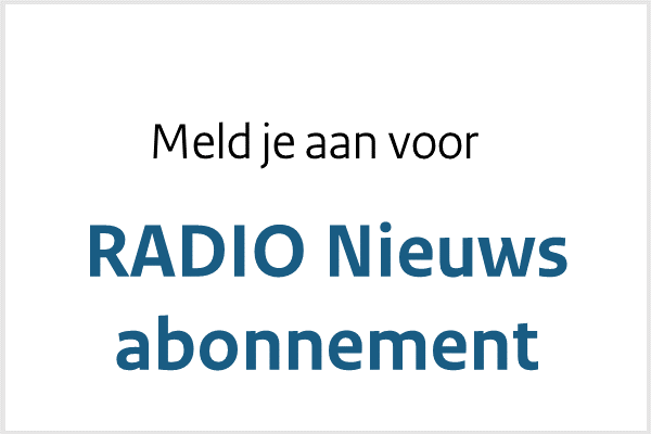 'Meld je aan voor RADIO Nieuws abonnement'. Link naar Abonneren op laatste nieuws. Direct naar: https://www.it-academieoverheid.nl/abonneren/abonnementen?context=inschrijven%2Dnieuws