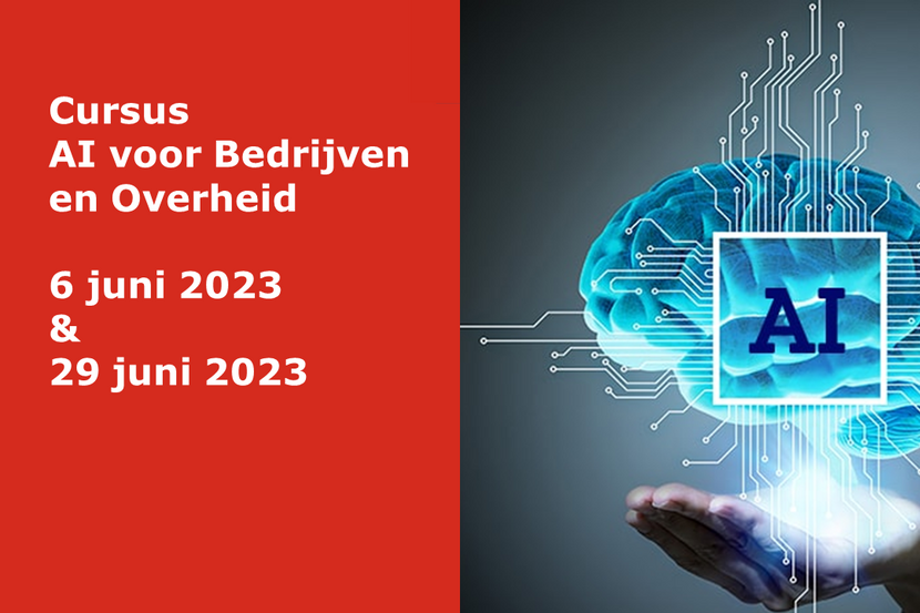 Cursus AI voor bedrijven en overheid: 6 juni en 29 juni 2023